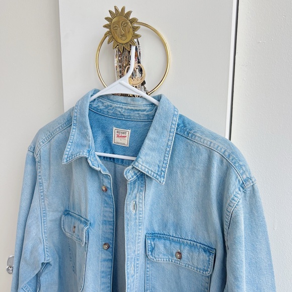Jean Button Up Jacket 🧡 - Picture 1 of 5